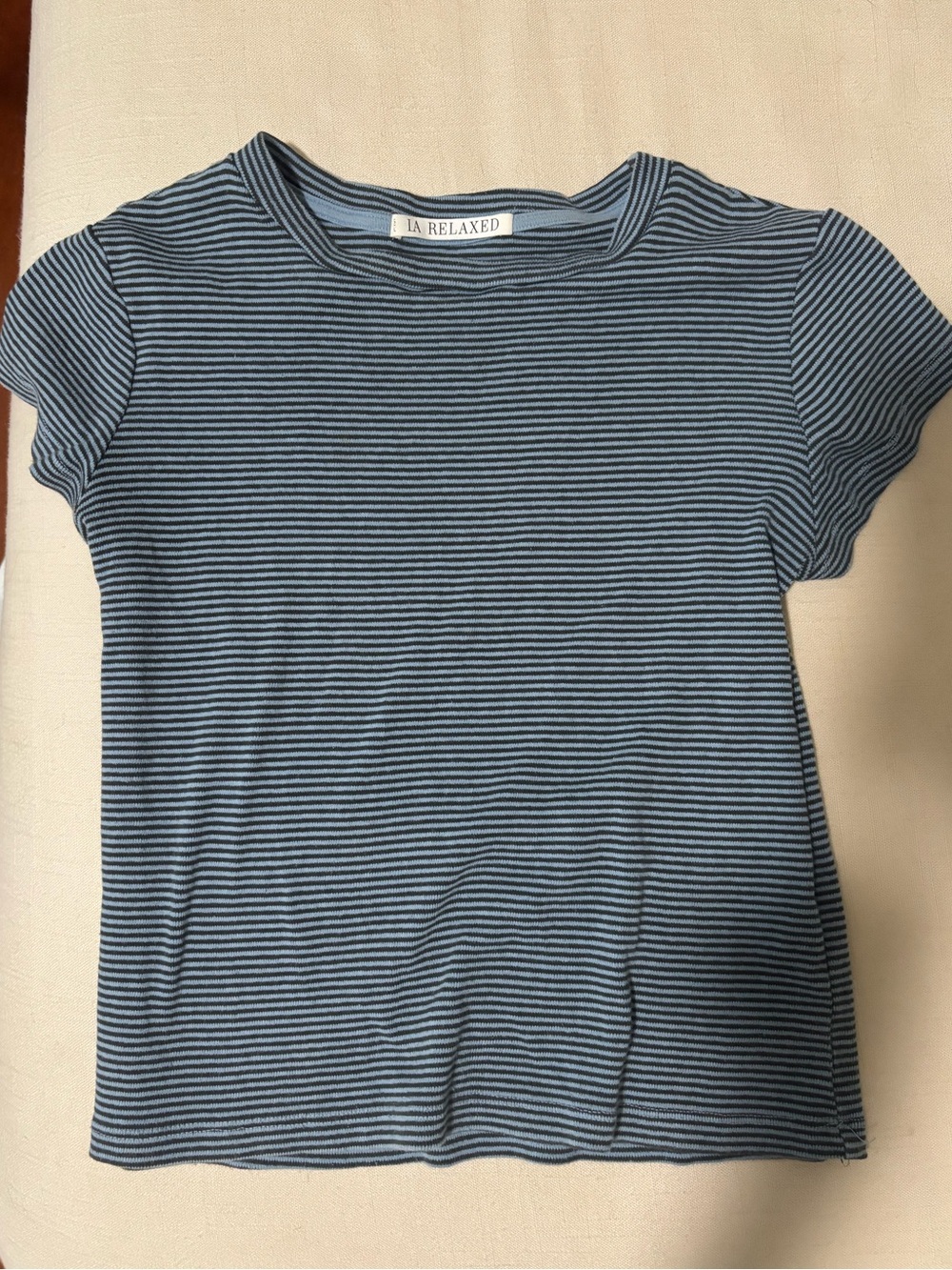 La Relaxed blue stripes shirt